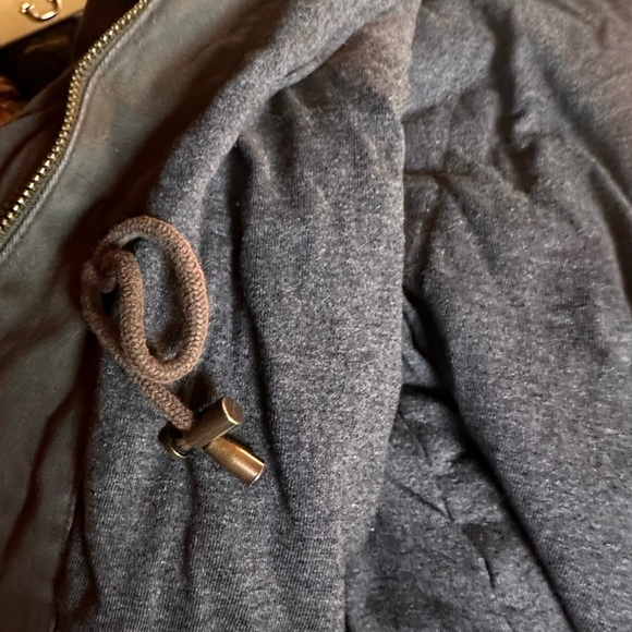 Banana Republic size small olive green hooded twill Adirondack barn jacket . - Picture 11 of 13